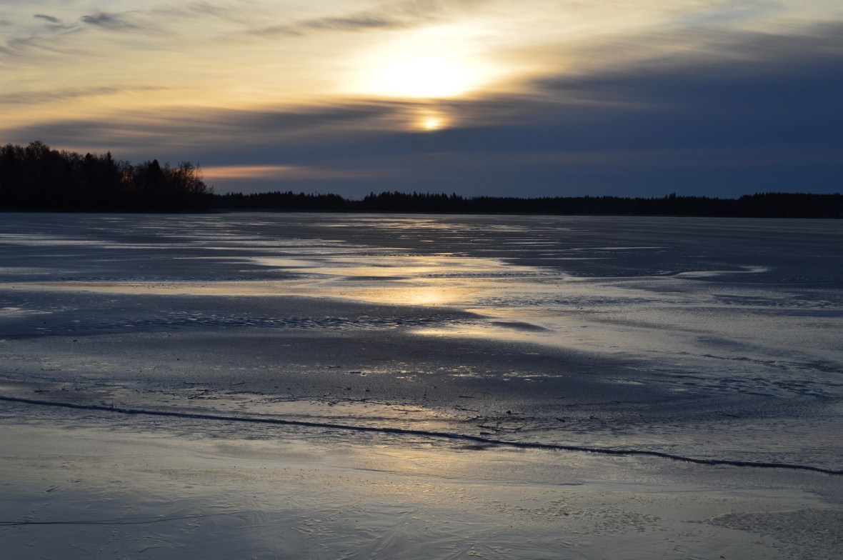 Merenlahti, aurinko ja joulukuu 2013
