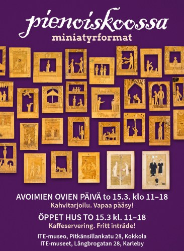 pienoiskoossa ilmoitus 82x112mm